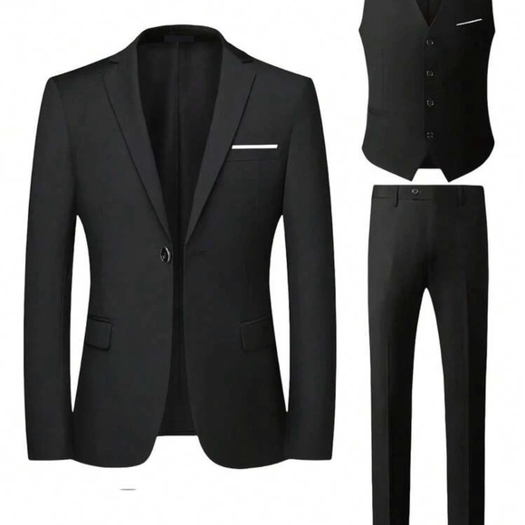 Classic Navy Men's or Black Suit - Picture 6 of 6